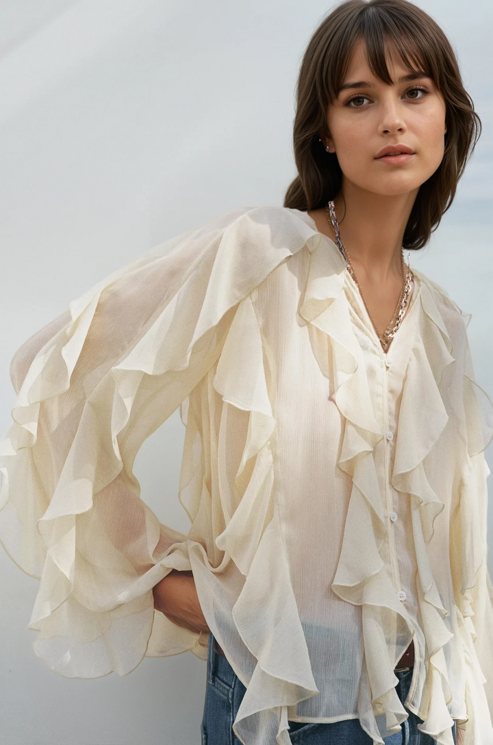 Rosa | Ruffled Blouse