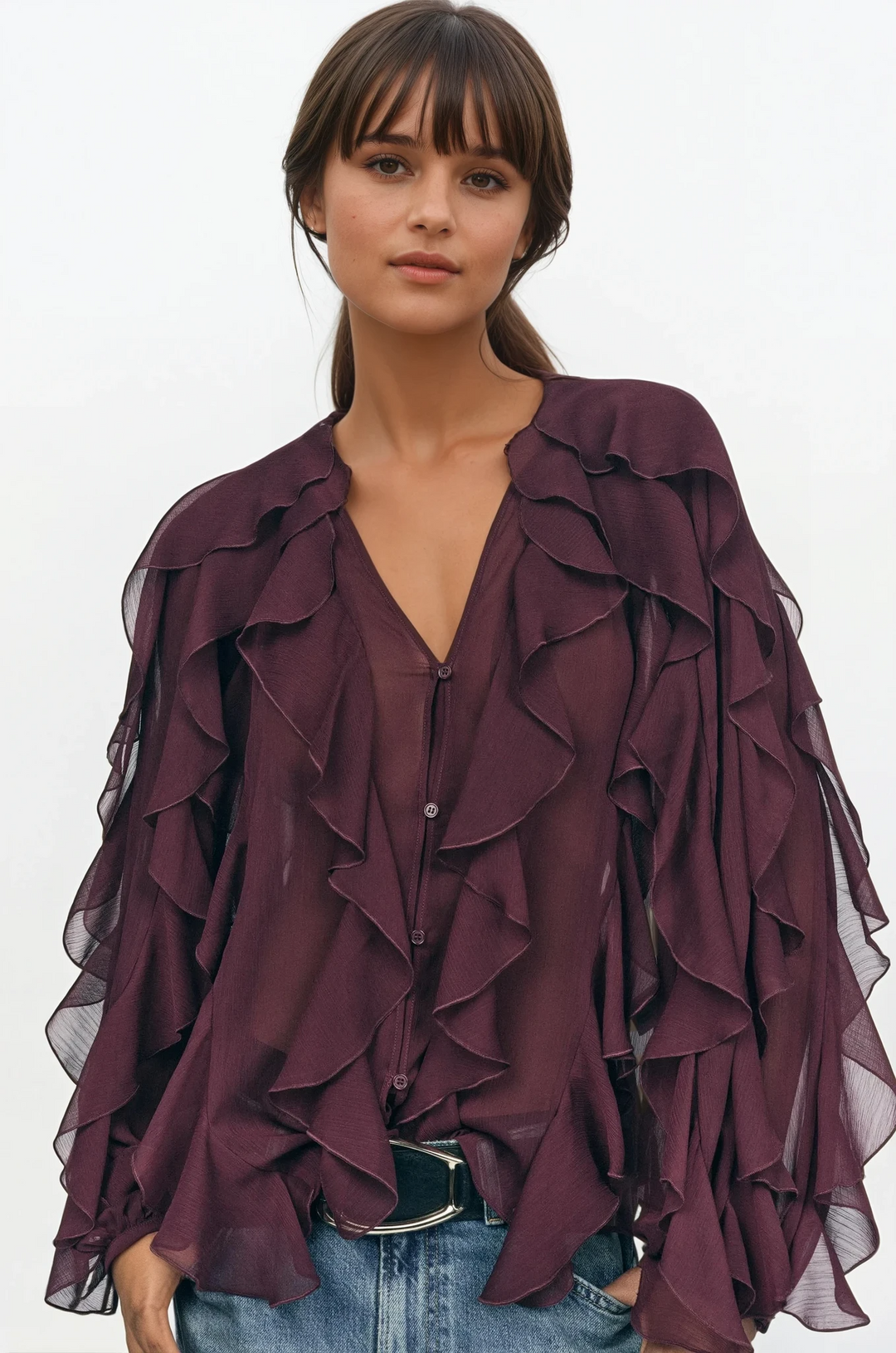 Rosa | Ruffled Blouse