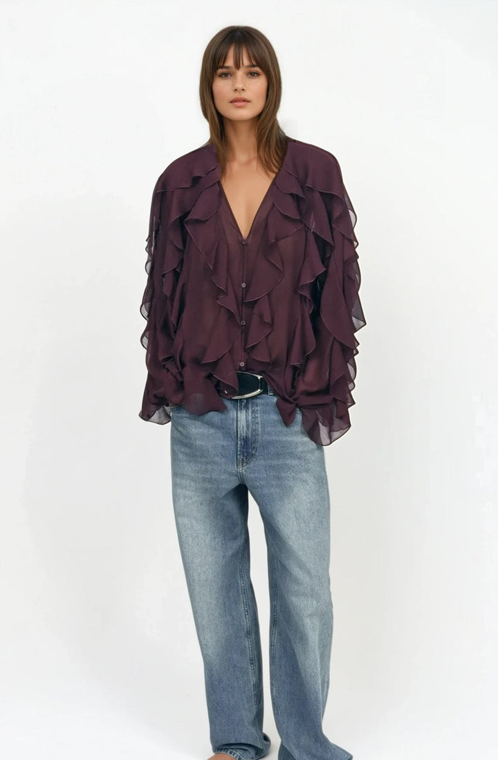 Rosa | Ruffled Blouse