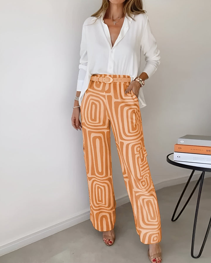 Candela | Elegant Two-Piece Set (Free Blouse)