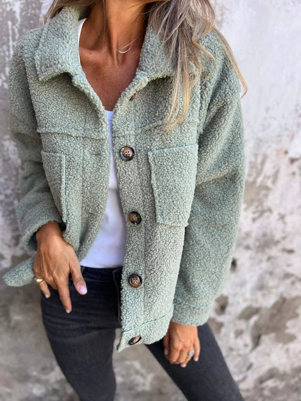 Dion™ | Short Wool Jacket with Lapels