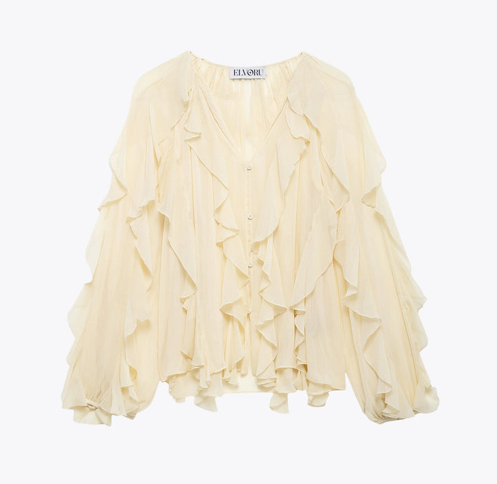 Rosa | Ruffled Blouse