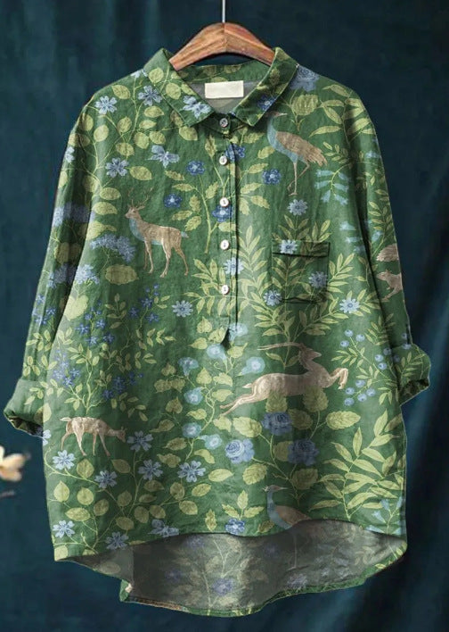 Classic Blouse with Floral Pattern Laura™