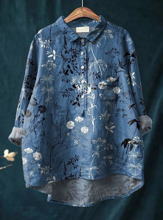 Classic Blouse with Floral Pattern Laura™