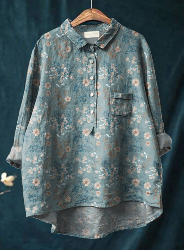 Classic Blouse with Floral Pattern Laura™