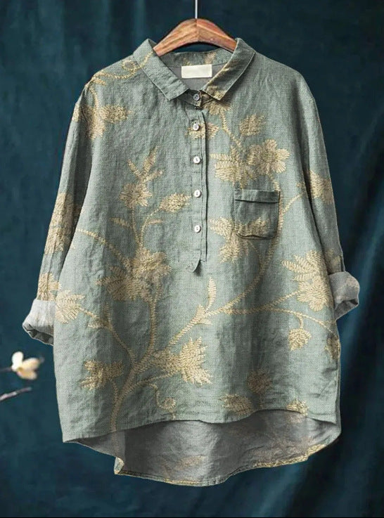 Classic Blouse with Floral Pattern Laura™