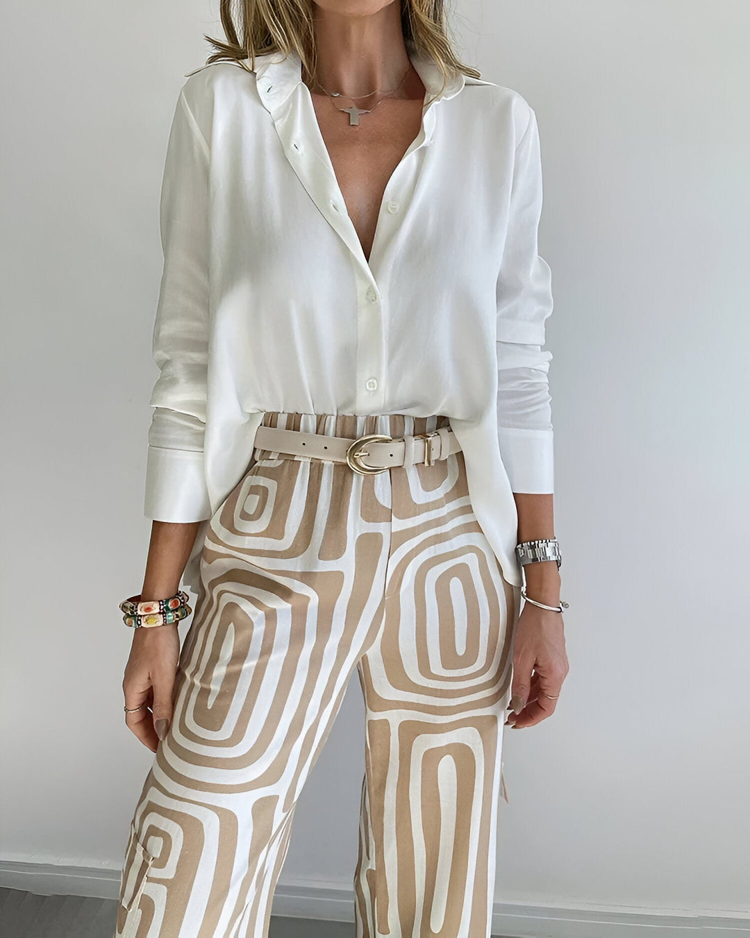 Candela | Elegant Two-Piece Set (Free Blouse)