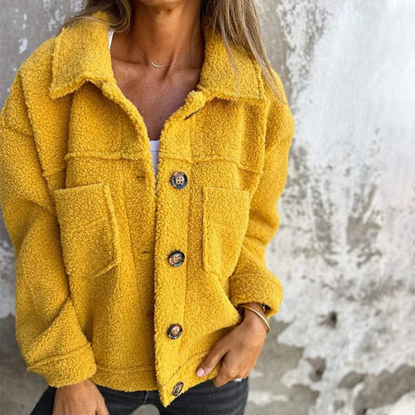 Dion™ | Short Wool Jacket with Lapels