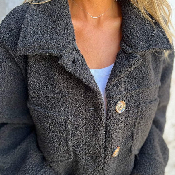 Dion™ | Short Wool Jacket with Lapels